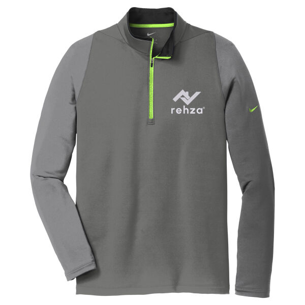 Embroidered Rehza - Dri FIT Stretch 1/2 Zip Cover Up Thumbnail