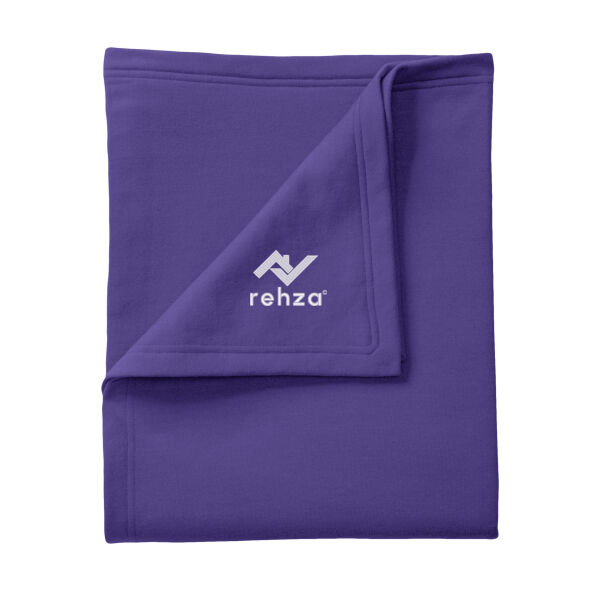 Embroidered Rehza - Core Fleece Sweatshirt Blanket Thumbnail